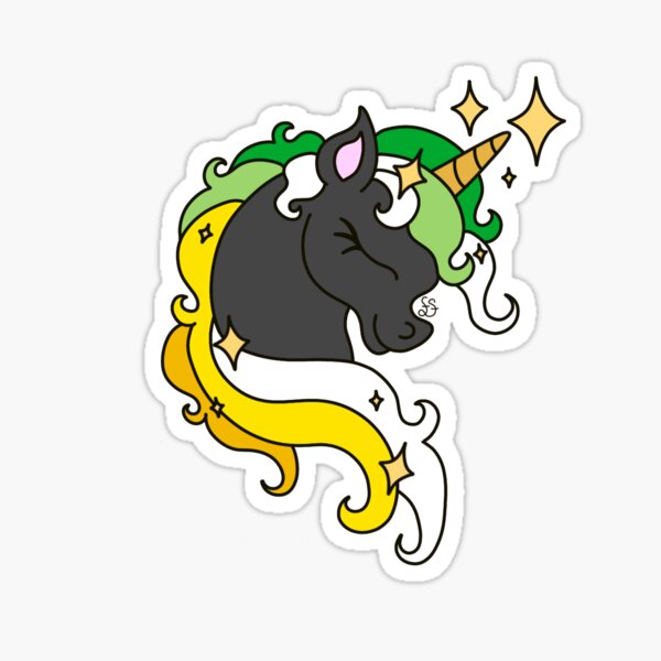 Item preview, Aromantic Allosexual Pride Unicorn designed and sold by fferretdoodles.