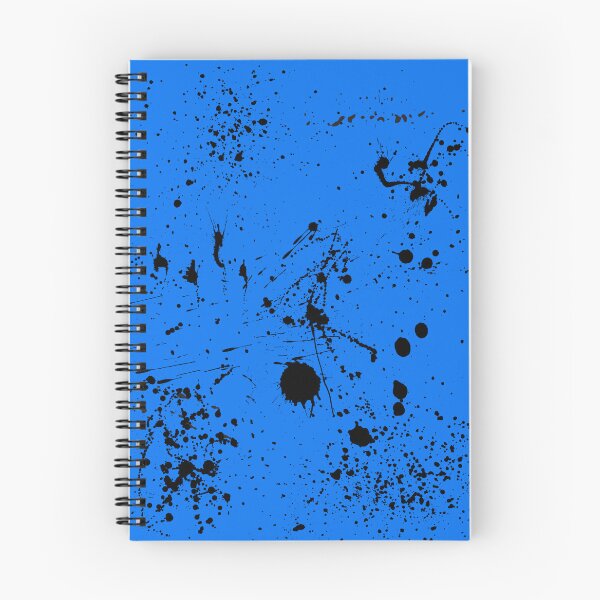 Item preview, Abstract Patterns Of Ink splattered All Over A Canvas blue version designed and sold by Cora Gregory.