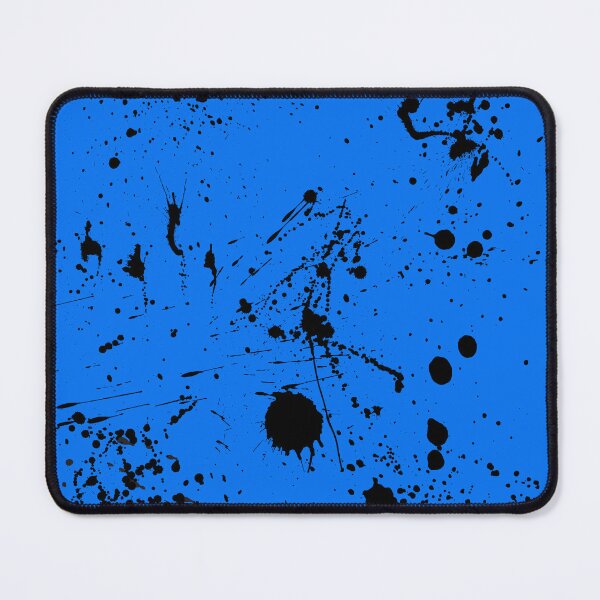 Item preview, Abstract Patterns Of Ink splattered All Over A Canvas blue version designed and sold by Cora Gregory.