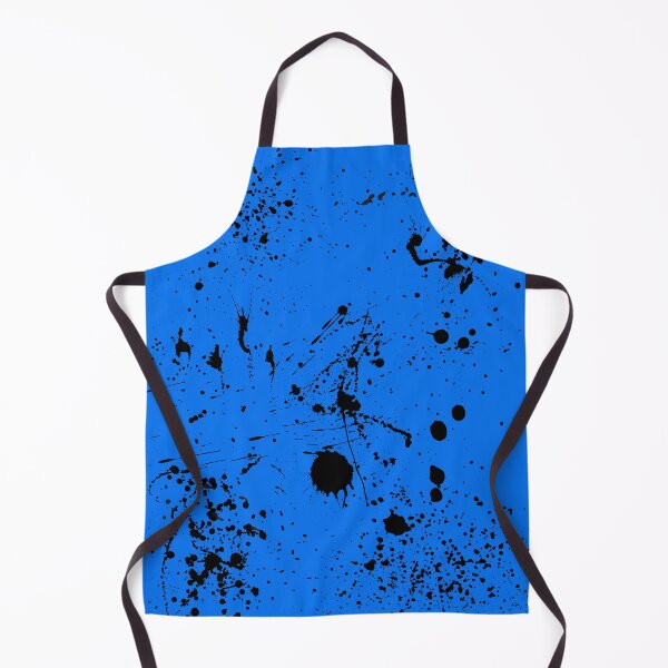 Item preview, Abstract Patterns Of Ink splattered All Over A Canvas blue version designed and sold by Cora Gregory.