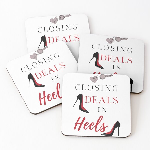 Item preview, Closing Deals In Heels Real Estate Agent designed and sold by jrobdesignz.
