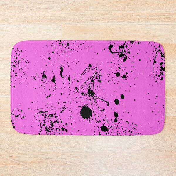 Item preview, Abstract Patterns Of Ink splattered All Over A Canvas pink version designed and sold by Cora Gregory.