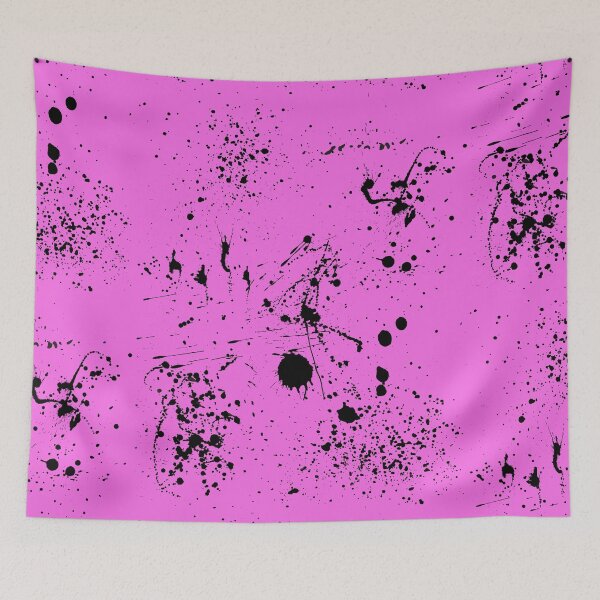 Item preview, Abstract Patterns Of Ink splattered All Over A Canvas pink version designed and sold by Cora Gregory.