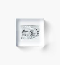 Rustic Barn Acrylic Block