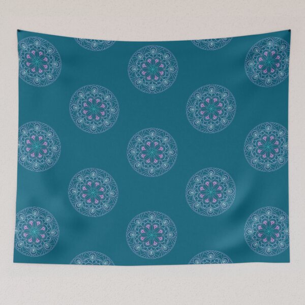 Item preview, Colorful Minimalist Mandala Rustic Art Pattern Hand Drawn 8 designed and sold by lineartdesigns.