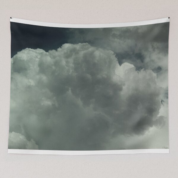 Item preview, Fluffy storm clouds designed and sold by grey-hand-art.
