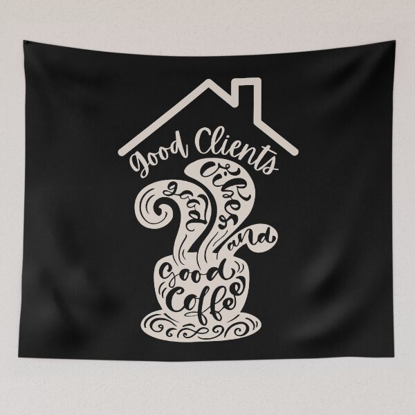 Item preview, Good Clients Good Vibes Good Coffee Real Estate Agent designed and sold by jrobdesignz.