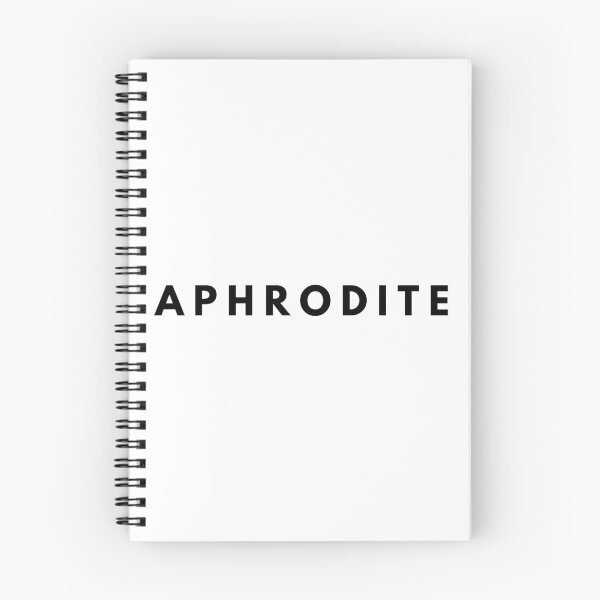 Item preview, Aphrodite Greek Mythology Olympian Goddess Black Typography designed and sold by OnyxMoonDesigns.