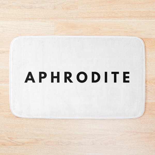 Item preview, Aphrodite Greek Mythology Olympian Goddess Black Typography designed and sold by OnyxMoonDesigns.