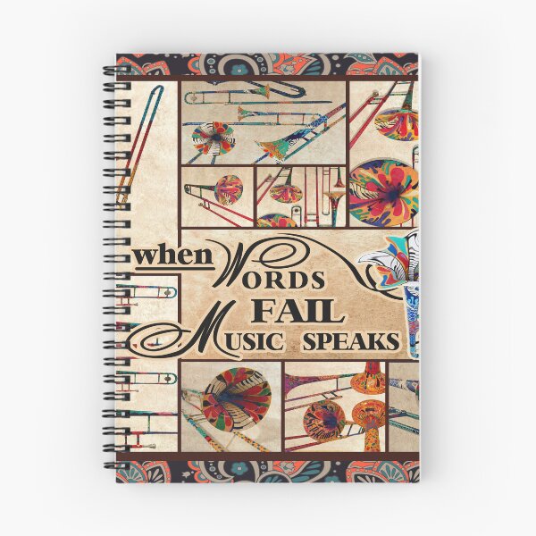Item preview, TROMBONE - WHEN WORDS FAIL MUSIC SPEAKS designed and sold by Mnightsa.