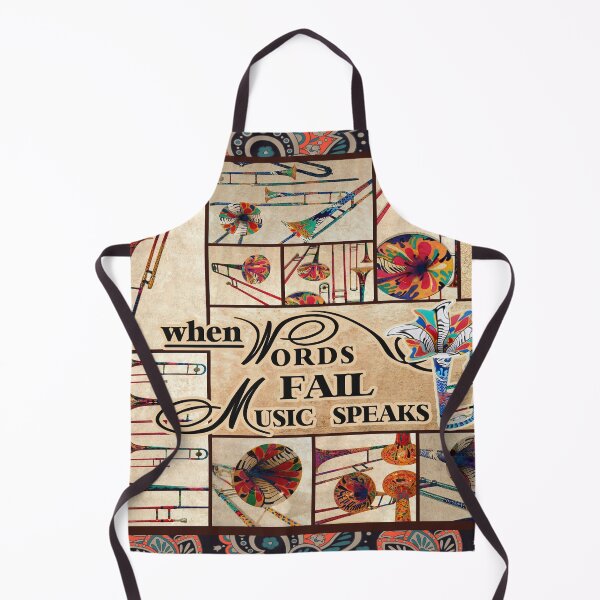 Item preview, TROMBONE - WHEN WORDS FAIL MUSIC SPEAKS designed and sold by Mnightsa.
