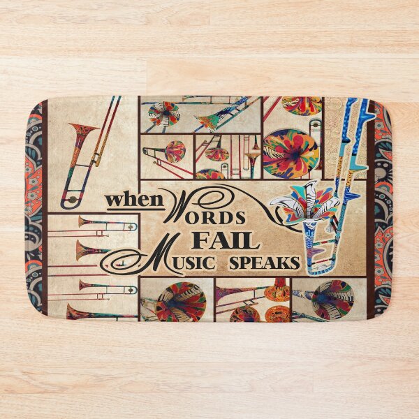 Item preview, TROMBONE - WHEN WORDS FAIL MUSIC SPEAKS designed and sold by Mnightsa.