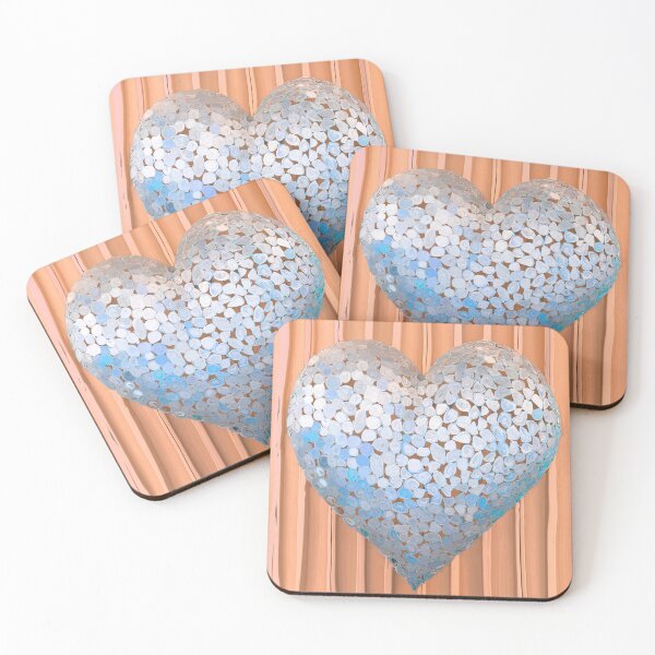 Item preview, BlueHeart_4361 -- on peach: Love, the pop-culture way designed and sold by PetraTrimmelArt.