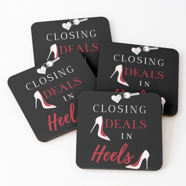 Item preview, Closing Deals In Heels Real Estate Agent designed and sold by jrobdesignz.