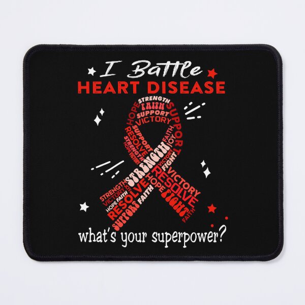 Item preview, Heart Disease Warrior, I Battle Heart Disease What's Your Superpower? designed and sold by Greggwillard.