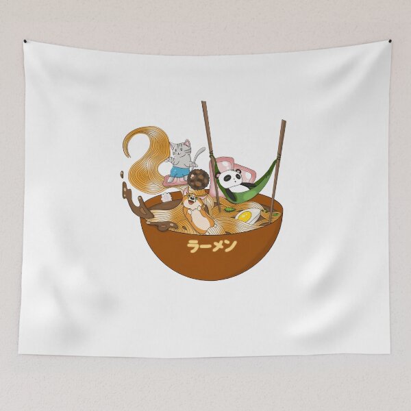 Item preview, Awesome Ramen Cute Bamboo Cat Beautiful Lucky designed and sold by TimothySheetsay.
