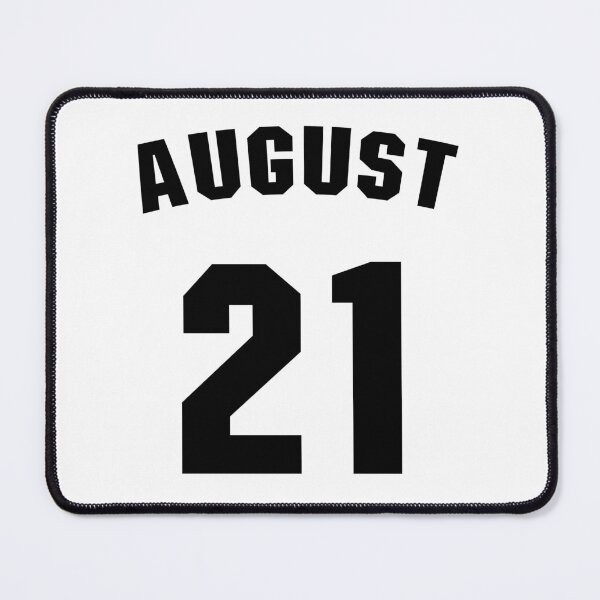 Item preview, Date of birth 21 August birthday gift sport design designed and sold by Panya-Design.