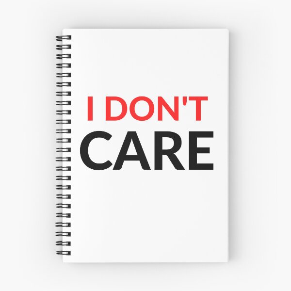 Item preview, I DON'T CARE designed and sold by RobbiesMusic.