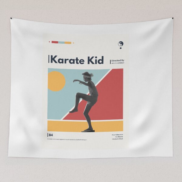Aperçu de l'œuvre KARATE KID Minimaliste Poster créée et vendue par ShopOfUs.