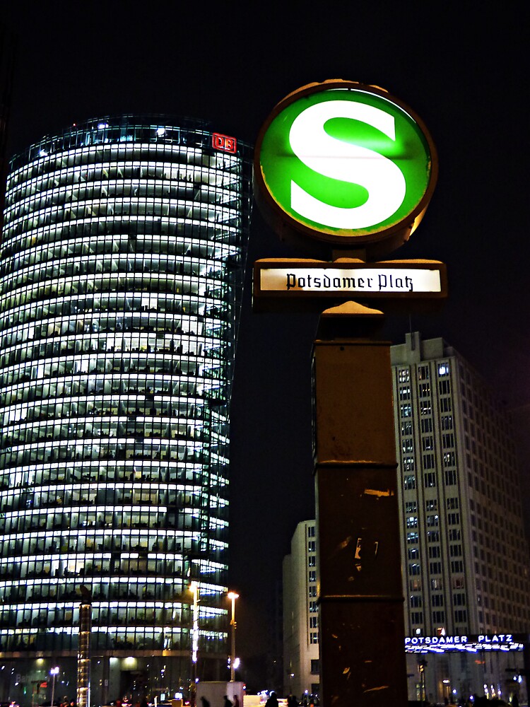 "Potsdamer Platz deutsche bank" Sticker for Sale by tomelliottyo
