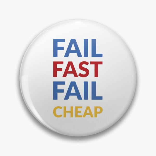 Item preview, Fail fast fail cheap designed and sold by UXUI-LAB.