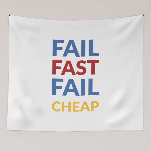 Item preview, Fail fast fail cheap designed and sold by UXUI-LAB.
