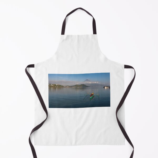 Item preview, Mayon volcano seascape with boat designed and sold by Pabalonshop.
