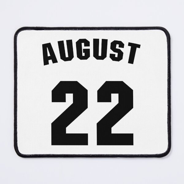 Item preview, Date of birth 22 August birthday gift sport design designed and sold by Panya-Design.