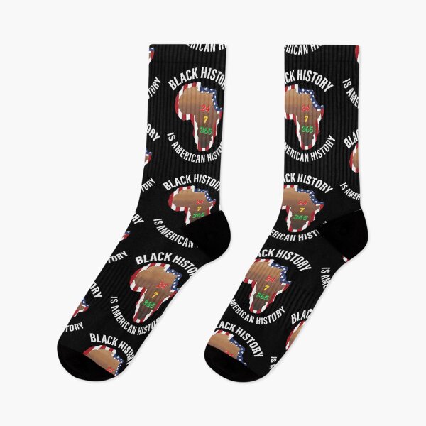 Item preview, Black History is American History - 24/7/365 Juneteenth USA Flag Teacher designed and sold by FlorenciaBliss.