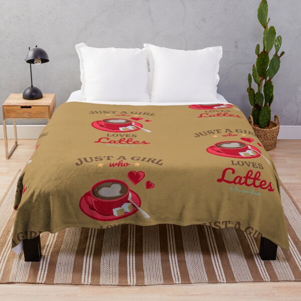 Item preview, Just A Girl Who Loves Lattes designed and sold by TheReporter1.