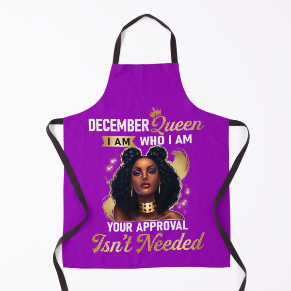 Item preview, "December Queen I am Who I Am Your Approval Isn't Needed" Afro Art designed and sold by LYSandCo.