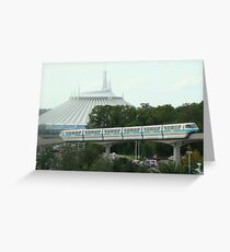 Space Mountain Greeting Card