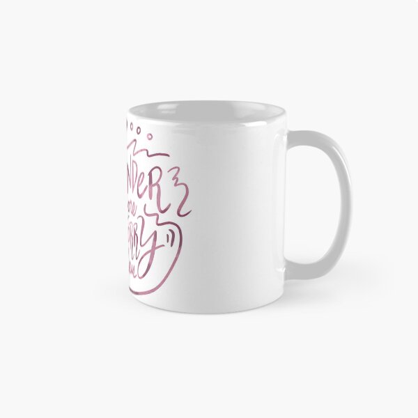 Item preview, Wander More Worry Less Pink 2 designed and sold by lineartdesigns.