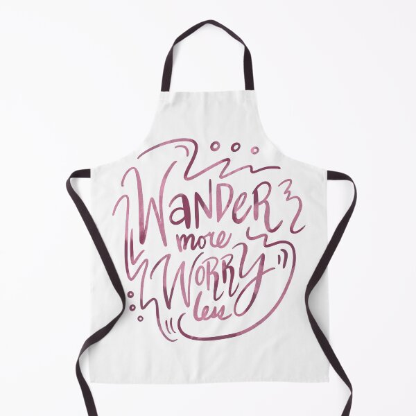 Item preview, Wander More Worry Less Pink 2 designed and sold by lineartdesigns.