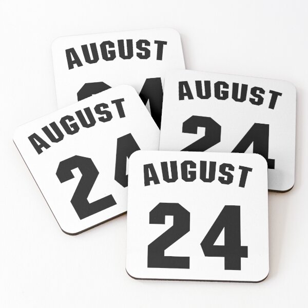Artikelvorschau, Geburtsdatum 24. August Geburtstagsgeschenk Sportdesign entworfen und verkauft von Panya-Design.