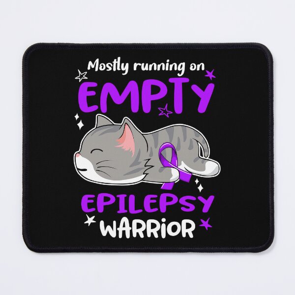 Item preview, Epilepsy Awareness, Mostly Running on Epilepsy Warrior designed and sold by Tammyilaria.