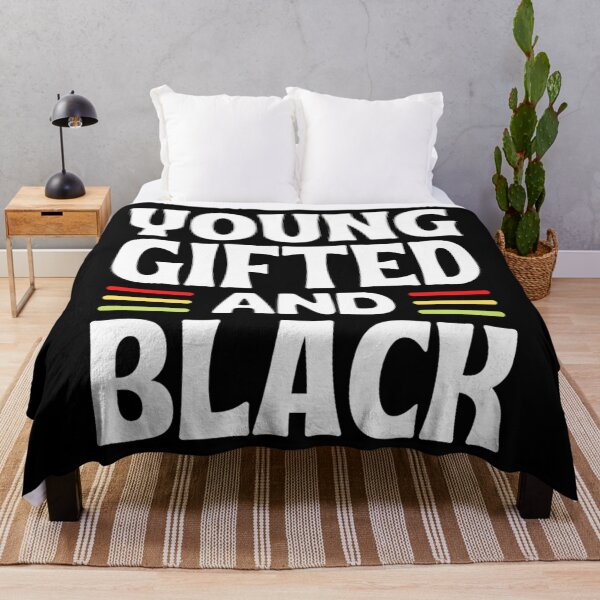 Item preview, Young Gifted And Black Africa American Quotes designed and sold by chetan786.