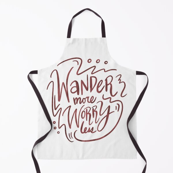 Item preview, Wander More Worry Less Yellow Red 4 designed and sold by lineartdesigns.