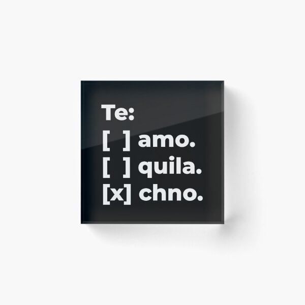 Item preview, Techno Te Amo Te Quila designed and sold by Express YRSLF.