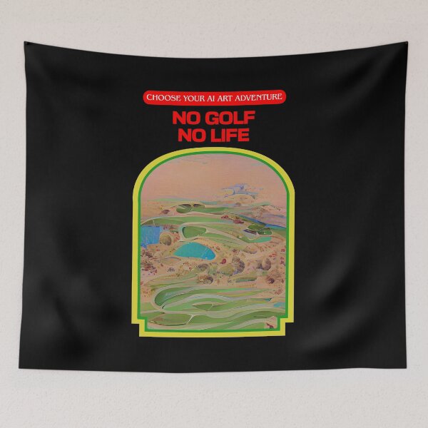 Item preview, No Golf No Life AI Generated Art designed and sold by patricklevar.