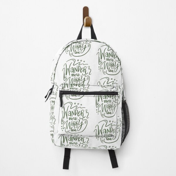 Item preview, Wander More Worry Less Green 5 designed and sold by lineartdesigns.