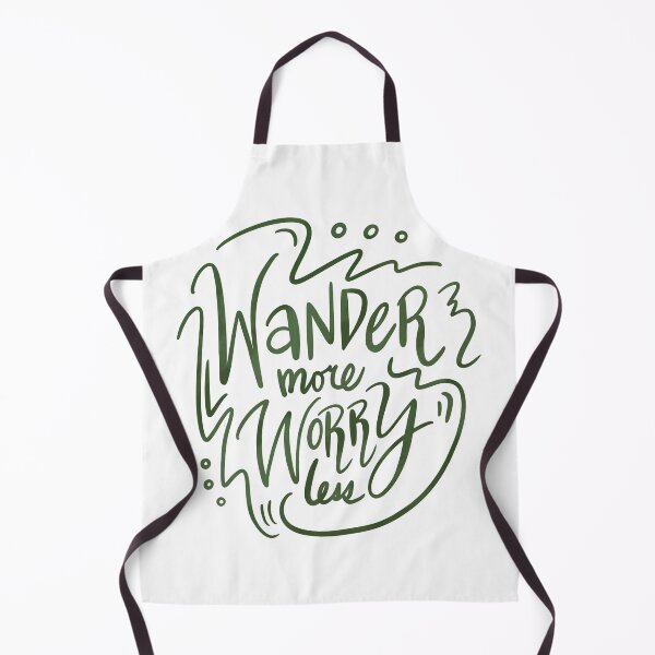 Item preview, Wander More Worry Less Green 5 designed and sold by lineartdesigns.