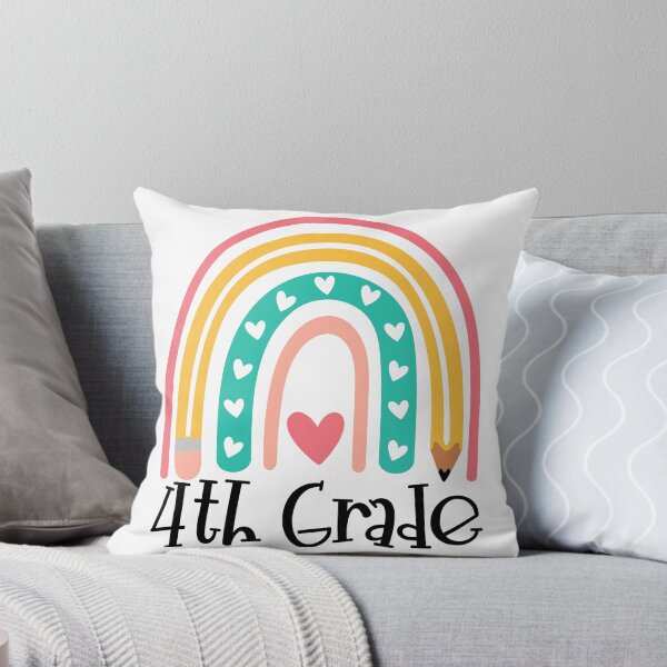 Item preview, Fourth 4th Grade School Item With Boho Rainbow Aesthetic in Pastel Colors designed and sold by @ne Affirmation Healing.