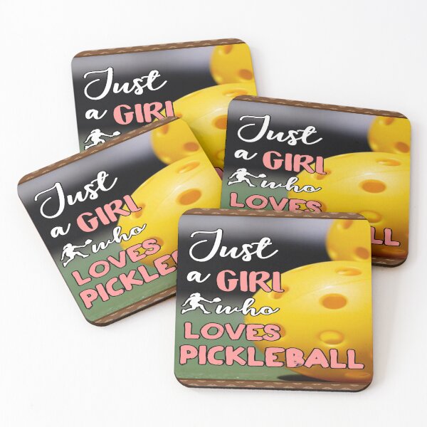 Item preview, Just A Girl Who Loves Pickleball designed and sold by SweetPea49.
