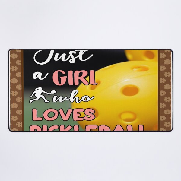 Item preview, Just A Girl Who Loves Pickleball designed and sold by SweetPea49.
