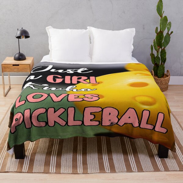 Item preview, Just A Girl Who Loves Pickleball designed and sold by SweetPea49.