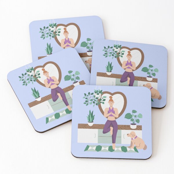 Item preview, Love, Yoga and Dog | All I Need Is Love and Yoga and a Dog designed and sold by simonlidesign.