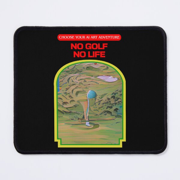 Item preview, No Golf No Life AI Generated Art designed and sold by patricklevar.