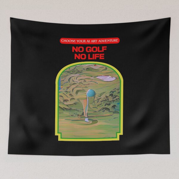 Item preview, No Golf No Life AI Generated Art designed and sold by patricklevar.