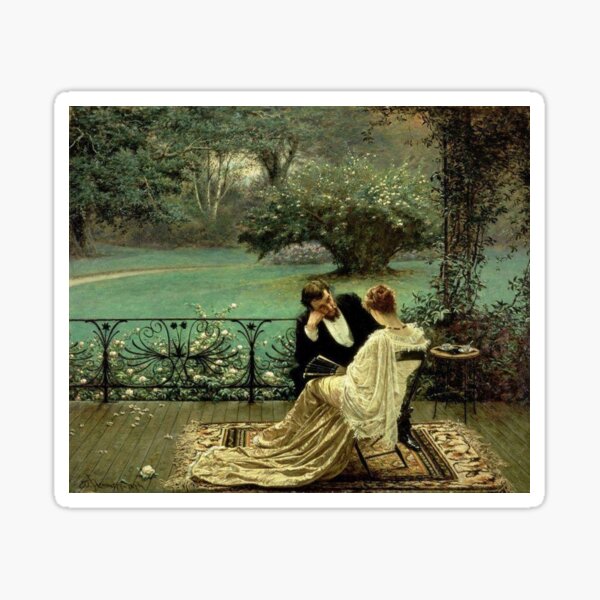 The Pride of Dijon (1879) by William John Hennessy Sticker